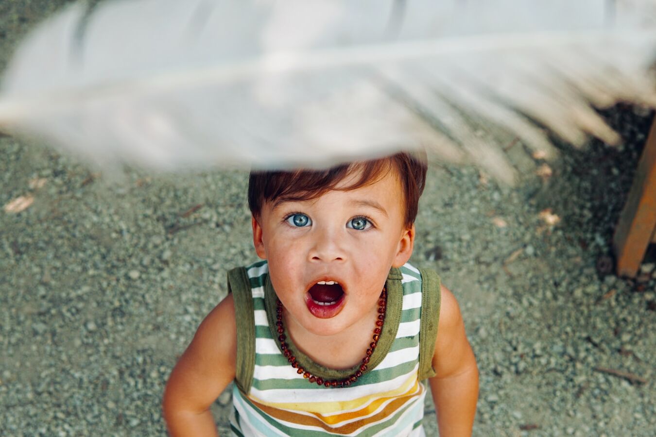 boy wearing tank top